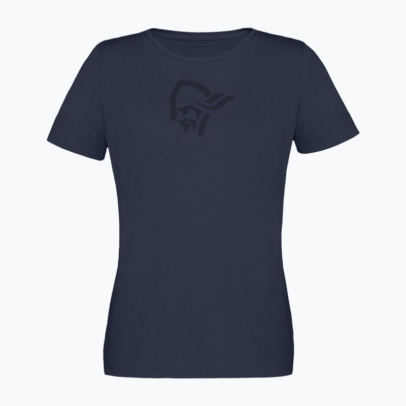 Női póló NORRONA Cotton Viking indigo night/sky captain 4
