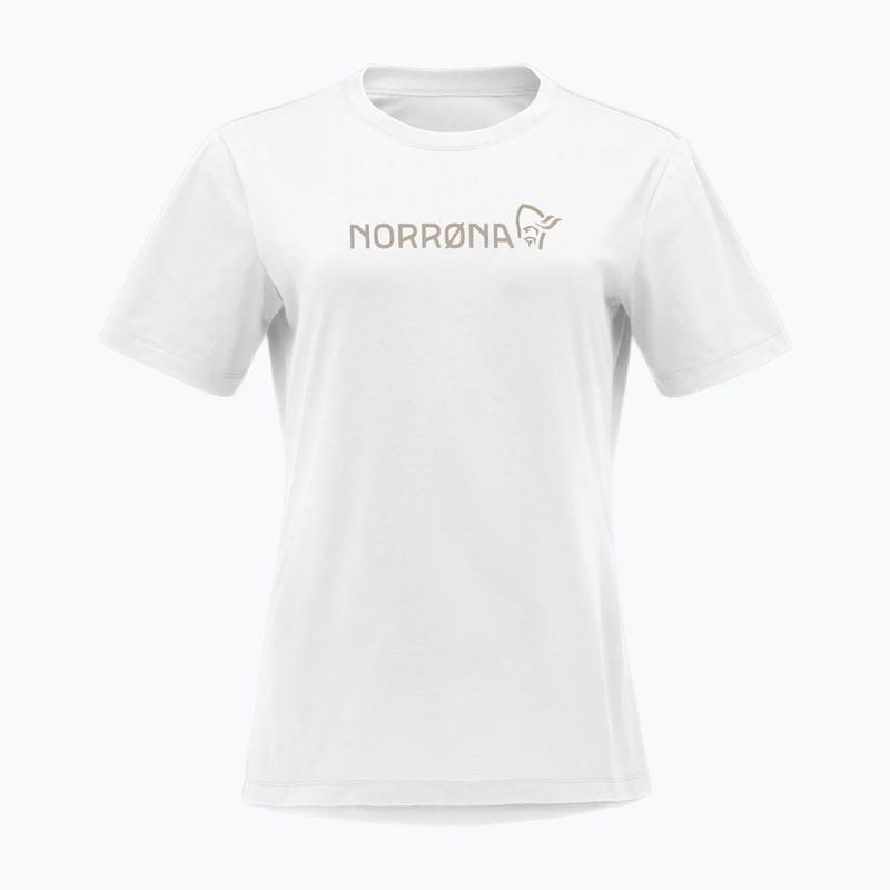 Női póló NORRONA Cotton Viking pure white 4