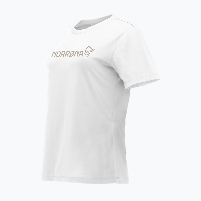 Női póló NORRONA Cotton Viking pure white 6