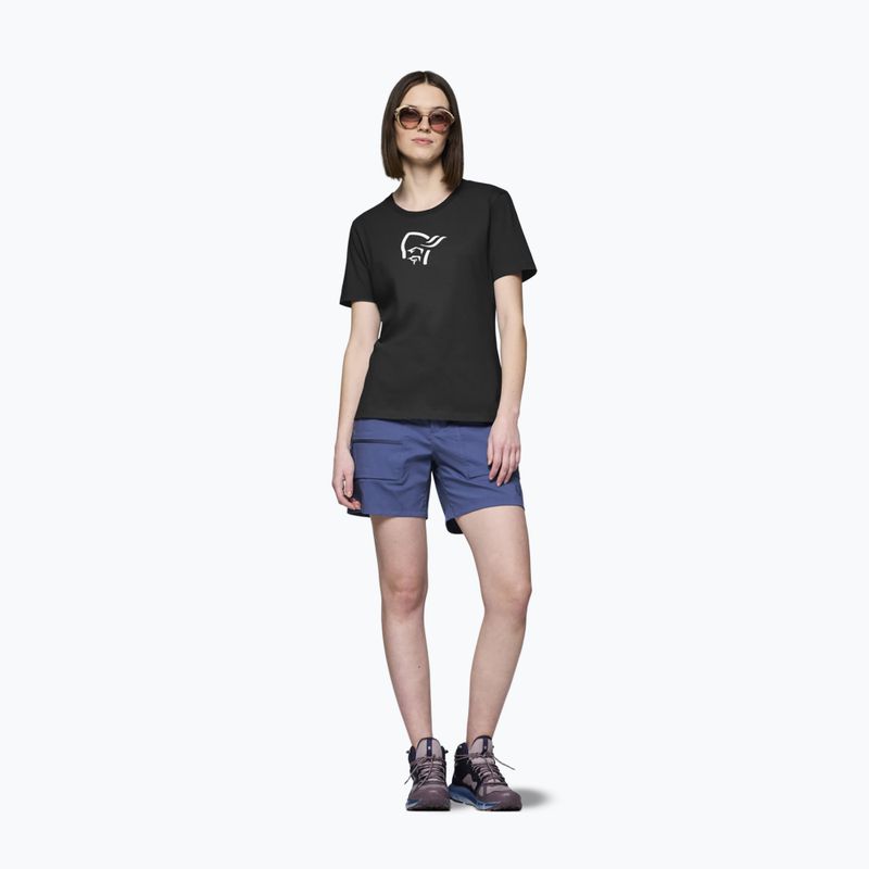 Női póló NORRONA Cotton Viking caviar black 2
