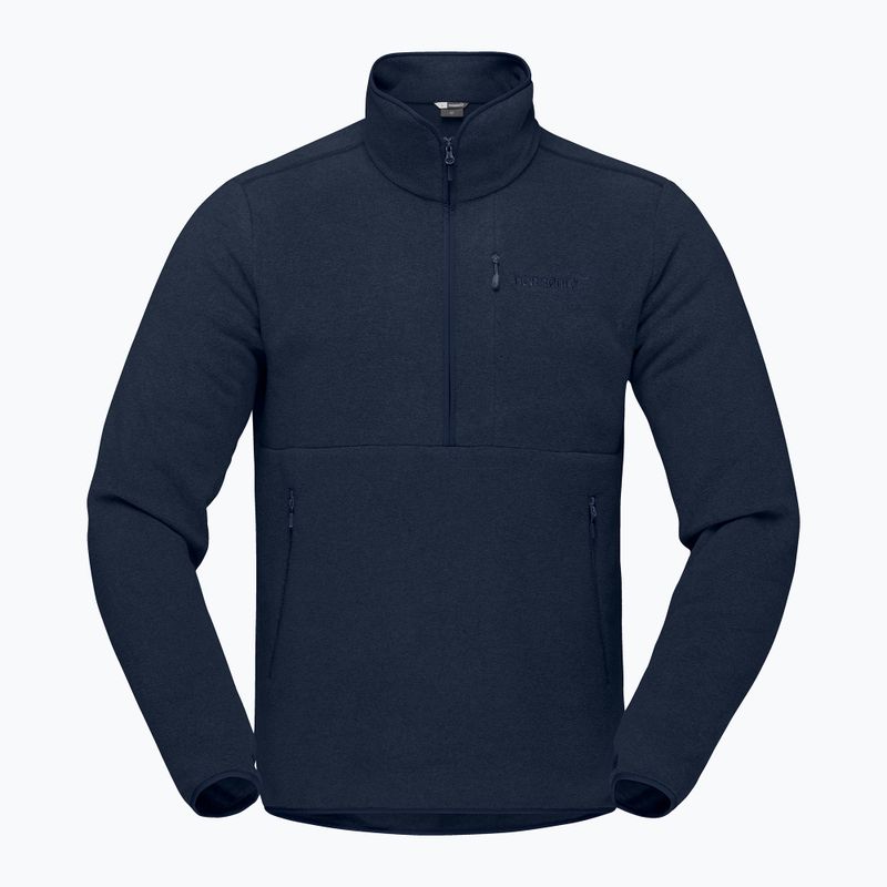 Férfi polár pulóver NORRONA Femund Warm2 Zip Neck indigo night 4
