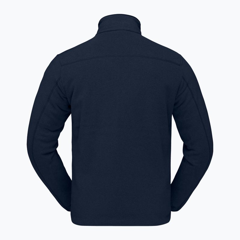 Férfi polár pulóver NORRONA Femund Warm2 Zip Neck indigo night 5