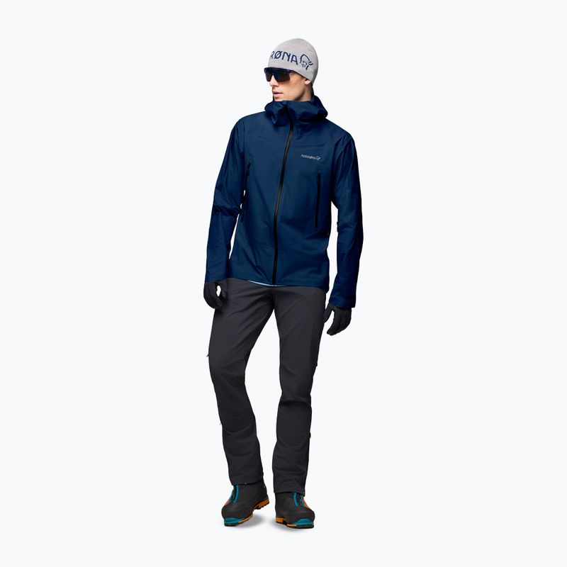 Férfi esőkabát NORRONA Falketind Gore-Tex indigo night 2