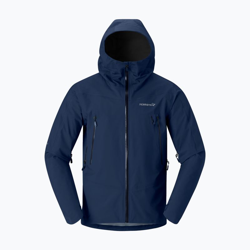 Férfi esőkabát NORRONA Falketind Gore-Tex indigo night 4