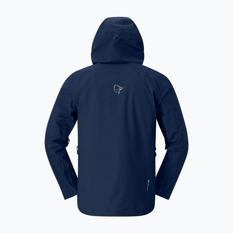 Férfi esőkabát NORRONA Falketind Gore-Tex indigo night 5
