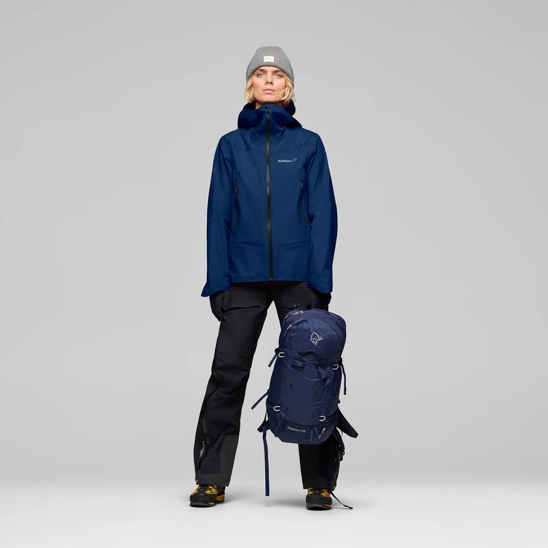 Női esőkabát NORRONA Falketind Gore-Tex indigo night 2