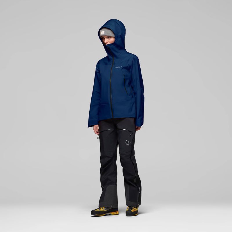 Női esőkabát NORRONA Falketind Gore-Tex indigo night 4