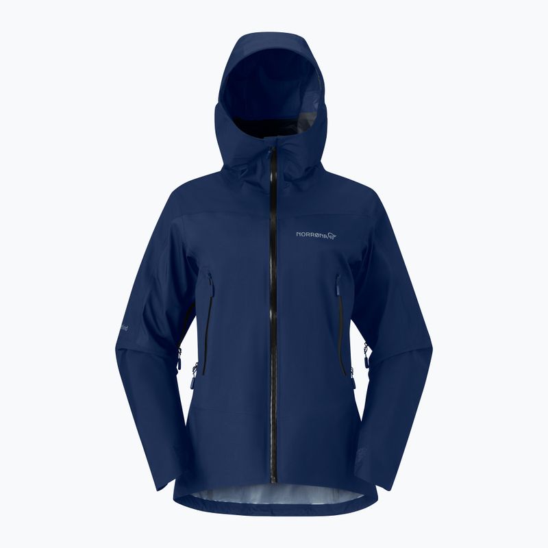 Női esőkabát NORRONA Falketind Gore-Tex indigo night 5