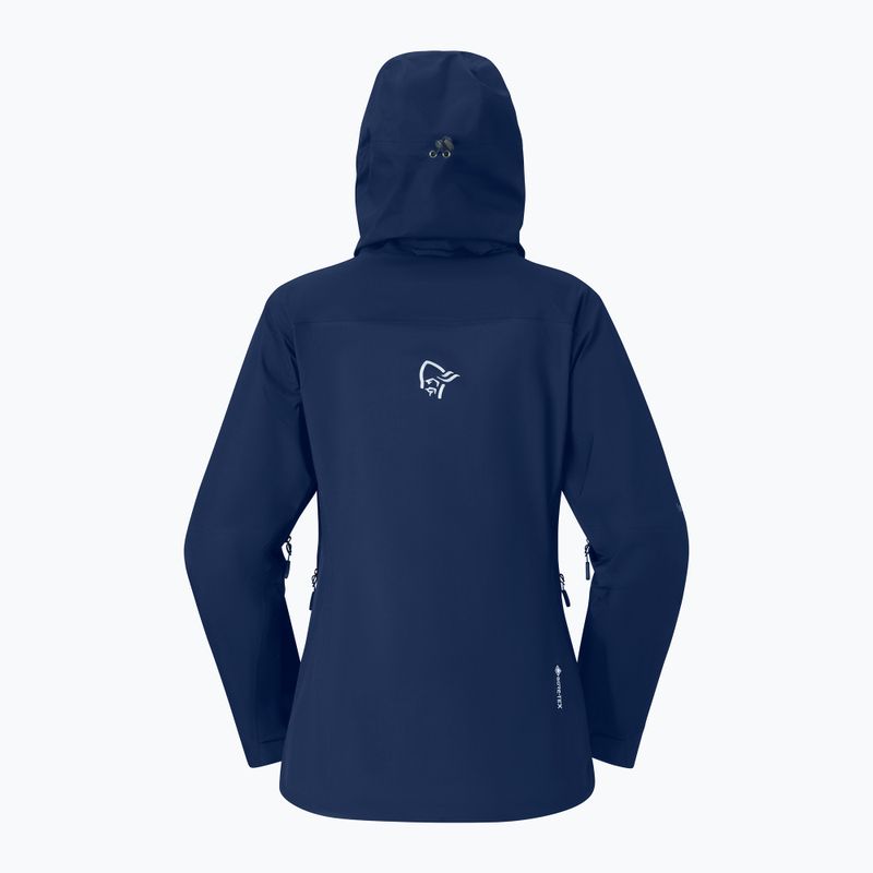 Női esőkabát NORRONA Falketind Gore-Tex indigo night 6