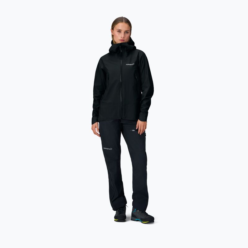 Női esőkabát NORRONA Falketind Gore-Tex cavlar black 2