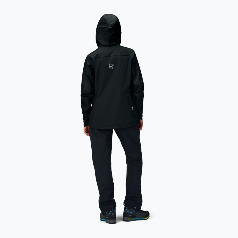 Női esőkabát NORRONA Falketind Gore-Tex cavlar black 4