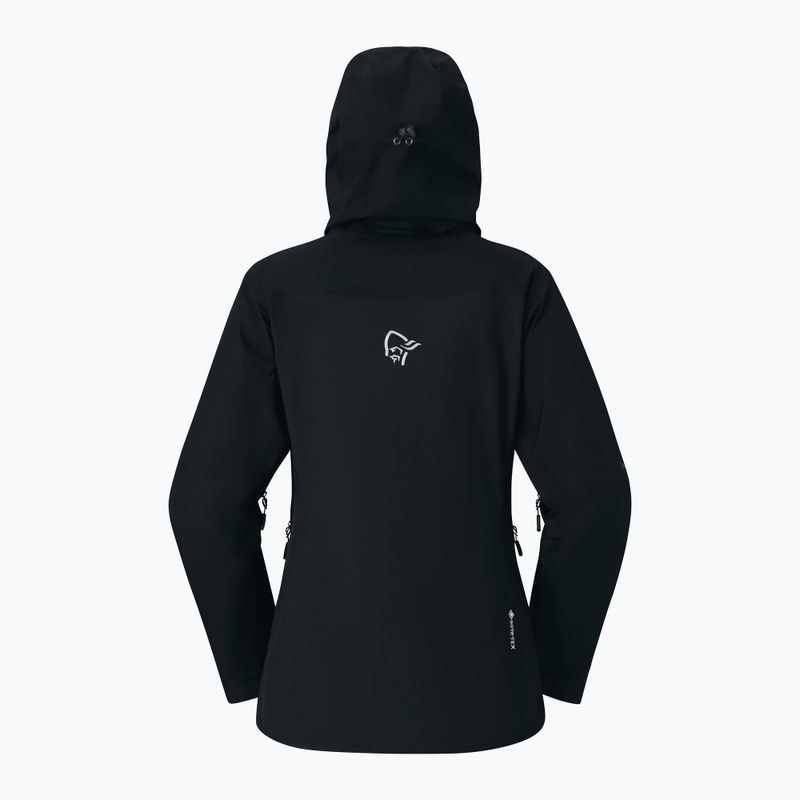 Női esőkabát NORRONA Falketind Gore-Tex cavlar black 8