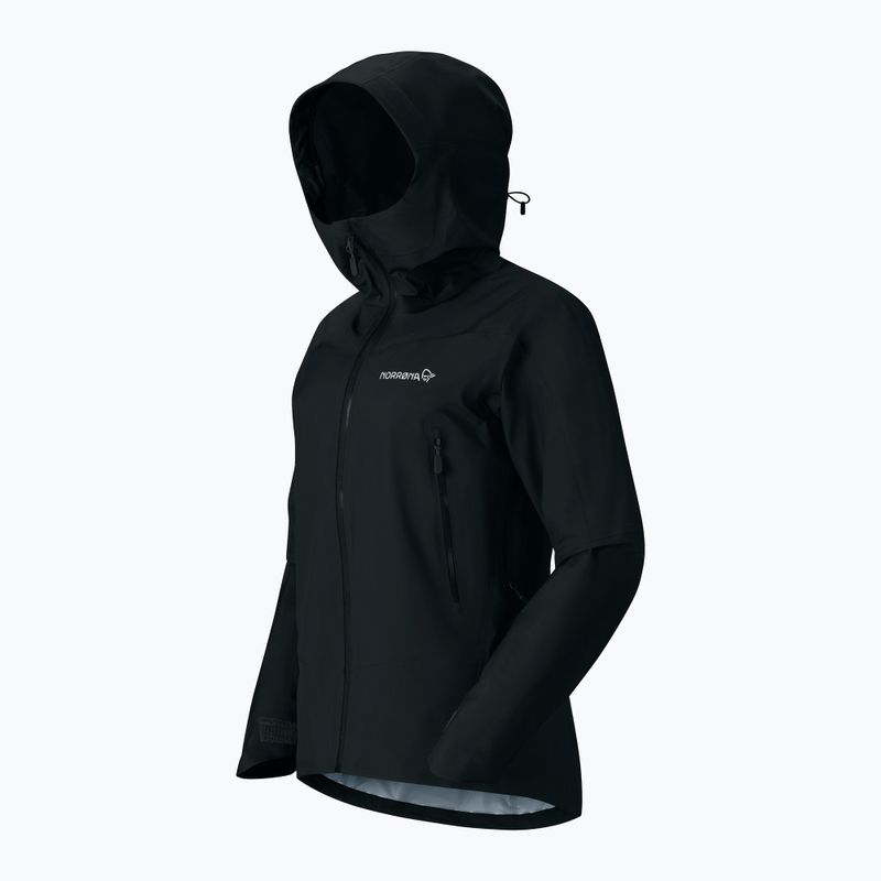 Női esőkabát NORRONA Falketind Gore-Tex cavlar black 9