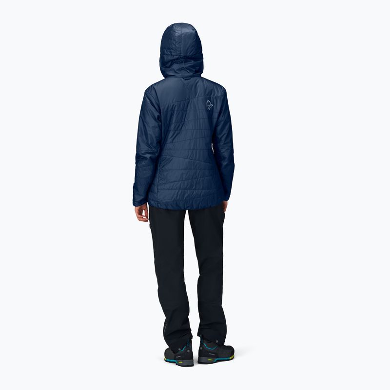 Női bélelt kabát NORRONA Faketind Thermo40 Zip Hoodie indigo night 3