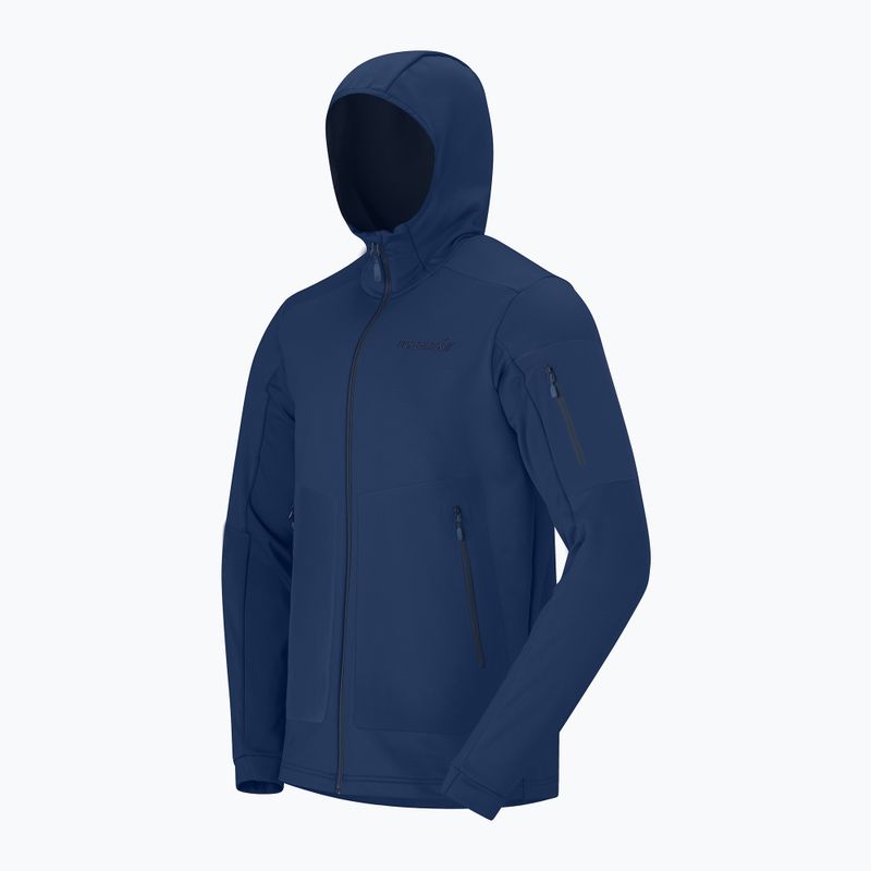 Férfi trekking pulóver NORRONA Falketind Warm2 Stretch Hood indigo night 7