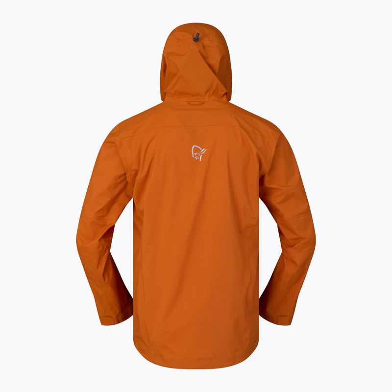 Férfi esőkabát NORRONA Falketind Dri1 gold flame 7