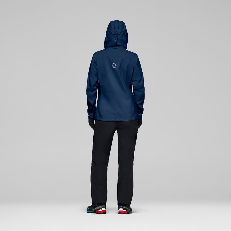 Női esőkabát NORRONA Falketind Dri1 indigo night 3