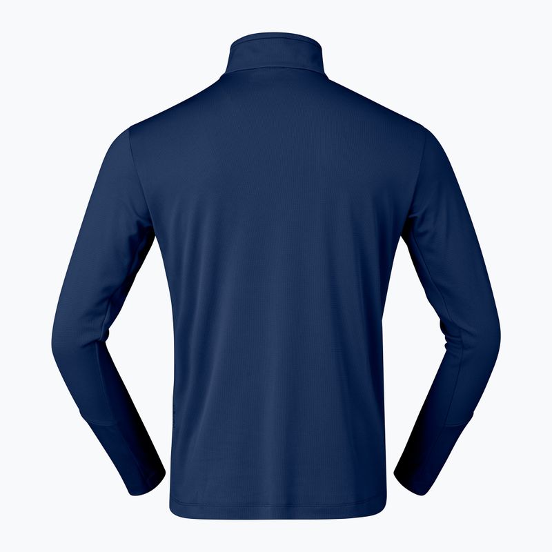 Férfi trekking pulóver NORRONA Femund Warm1 Zip Neck indigo night 6
