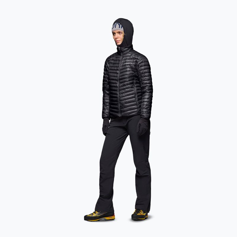 Női pehelykabát NORRONA Trollveggen Down800 Super Light caviar black 5