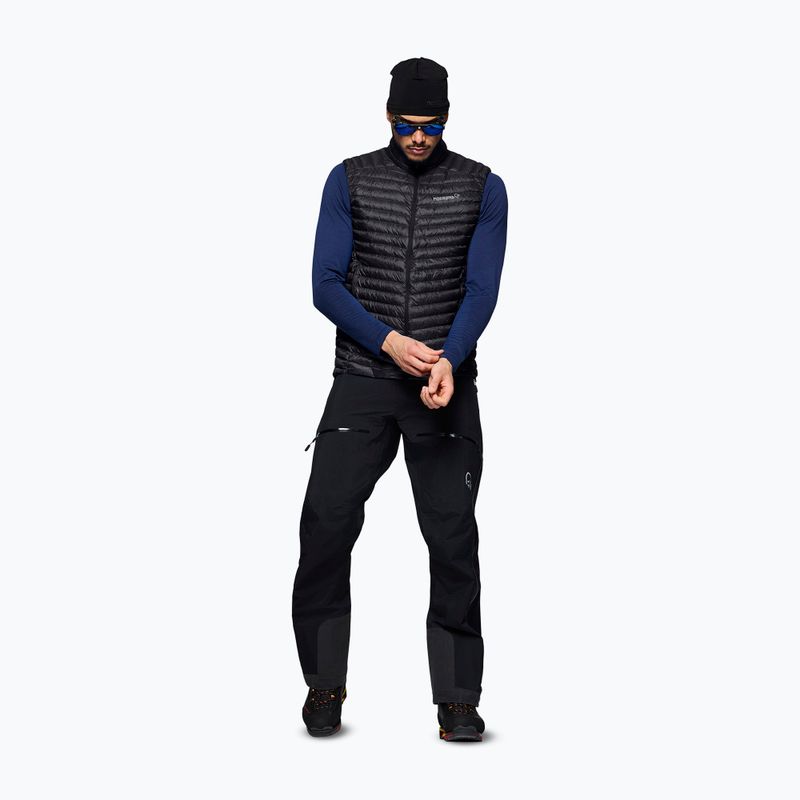 Ujjatlan NORRONA Trollveggen Down800 Super Light caviar black 2