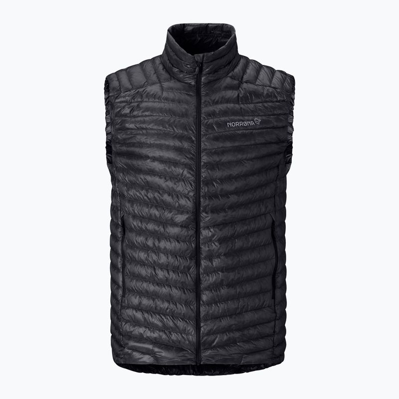 Ujjatlan NORRONA Trollveggen Down800 Super Light caviar black 5