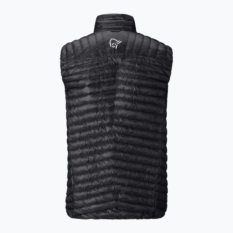 Ujjatlan NORRONA Trollveggen Down800 Super Light caviar black 6