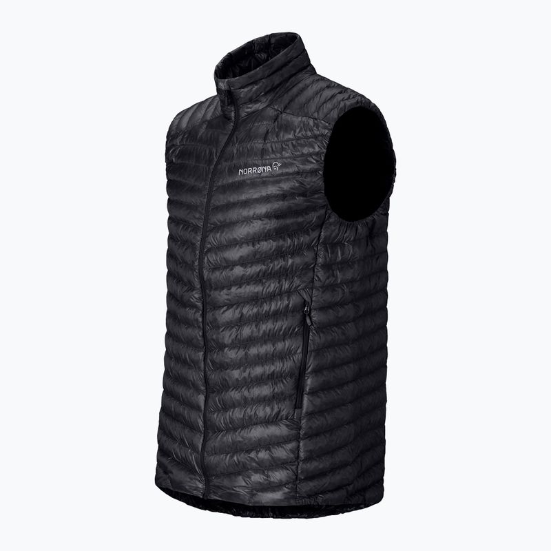 Ujjatlan NORRONA Trollveggen Down800 Super Light caviar black 7