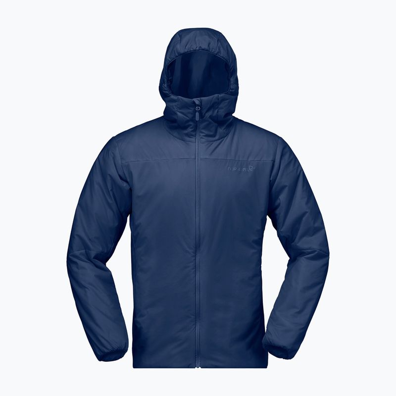 Férfi bélelt kabát NORRONA Femund Thermo60 Zip Hood indigo night 4