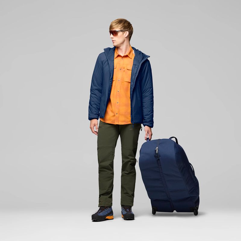 Férfi bélelt kabát NORRONA Femund Thermo60 Zip Hood indigo night 7