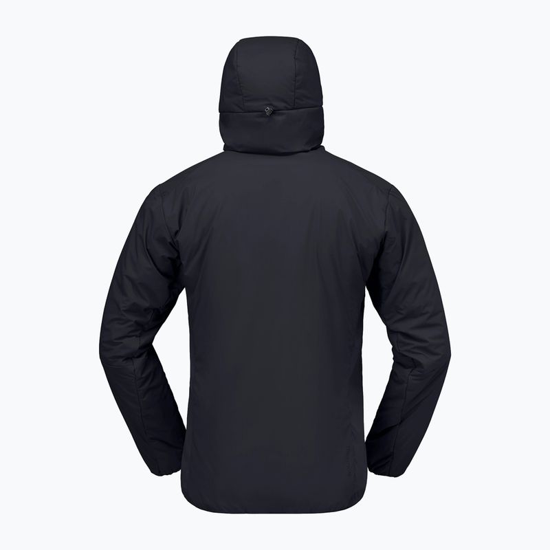 Férfi bélelt kabát NORRONA Femund Thermo60 Zip Hood caviar black 2