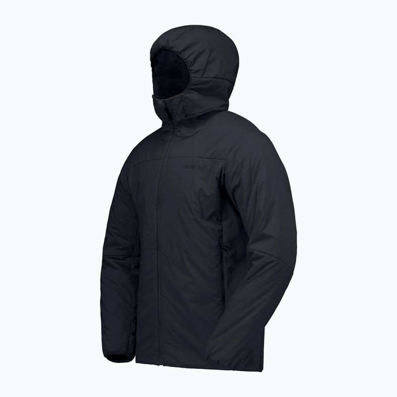 Férfi bélelt kabát NORRONA Femund Thermo60 Zip Hood caviar black 3