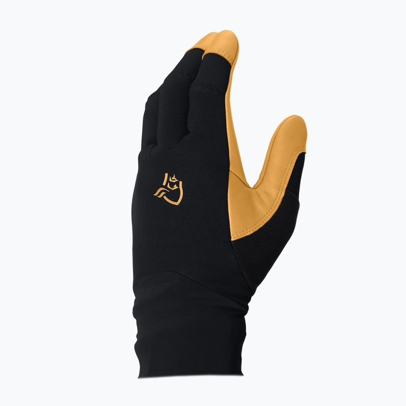 Síkesztyűk NORRONA Lyngen Windstopper Leather caviar black 2