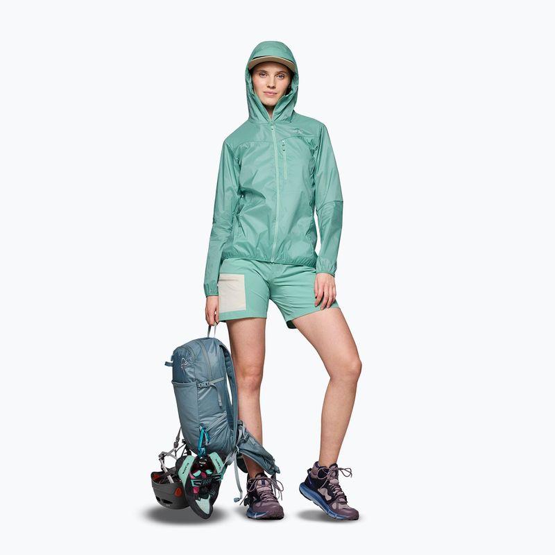 Női szélálló dzseki NORRONA Faketind Aero60 Zip Hood aqua haze 2
