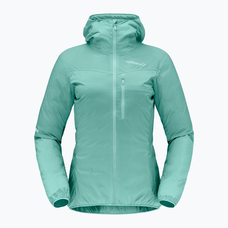 Női szélálló dzseki NORRONA Faketind Aero60 Zip Hood aqua haze 5