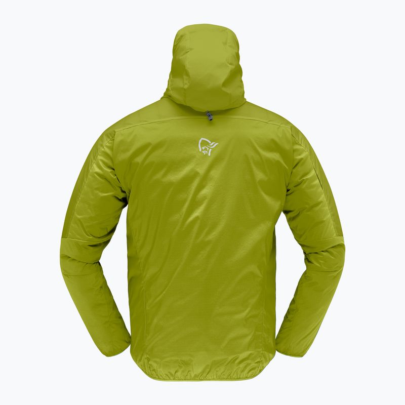 Férfi szélálló dzseki NORRONA Faketind Aero60 Zip Hood golden lime 2