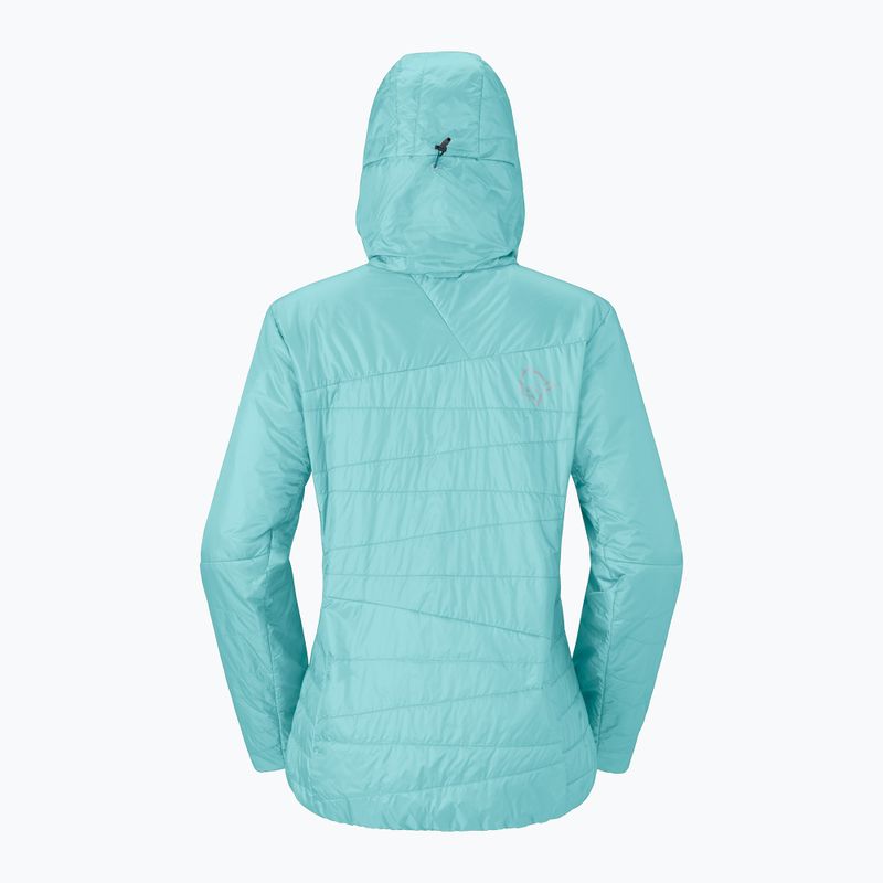 Női bélelt kabát NORRONA Faketind Thermo40 Zip Hoodie aqua haze 6