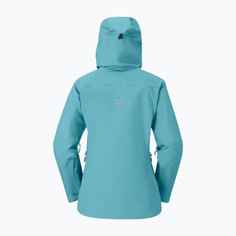 Női esőkabát NORRONA Falketind Gore-Tex brittany blue 6