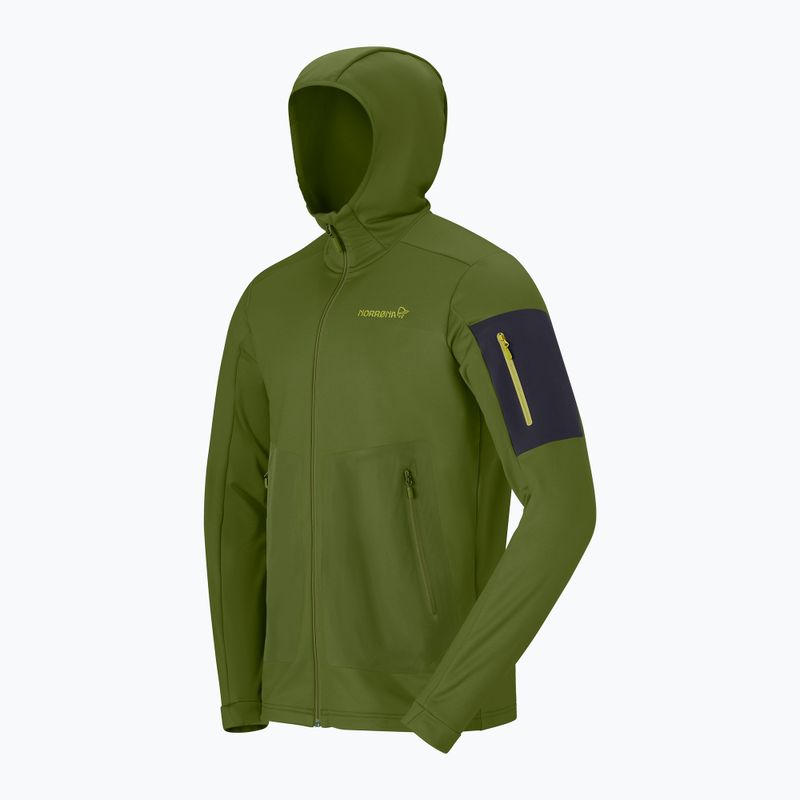 Férfi trekking pulóver NORRONA Falketind Warm2 Stretch Hood pesto 7