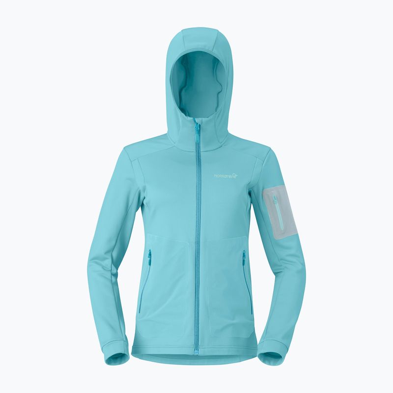 Női túrafelső NORRONA Falketind Warm2 Stretch Hood brittany blue 5