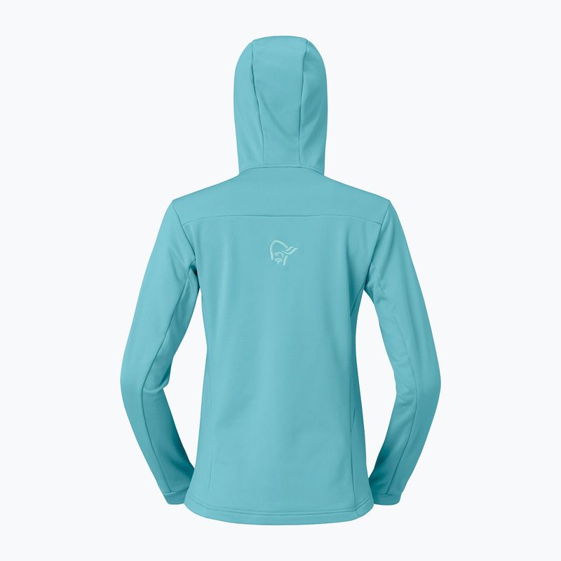 Női túrafelső NORRONA Falketind Warm2 Stretch Hood brittany blue 6