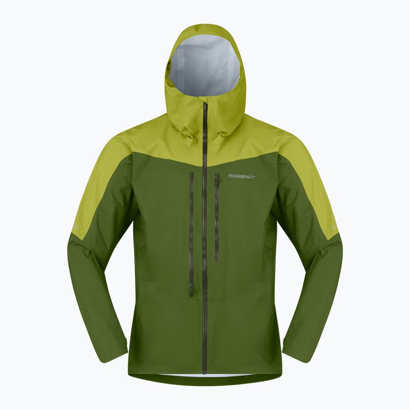 Férfi esőkabát NORRONA Falketind Dri1 pesto/golden lime 6
