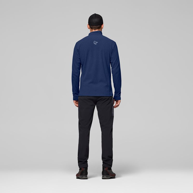 Férfi trekking pulóver  NORRONA Falketind Warm2 indigo night 3