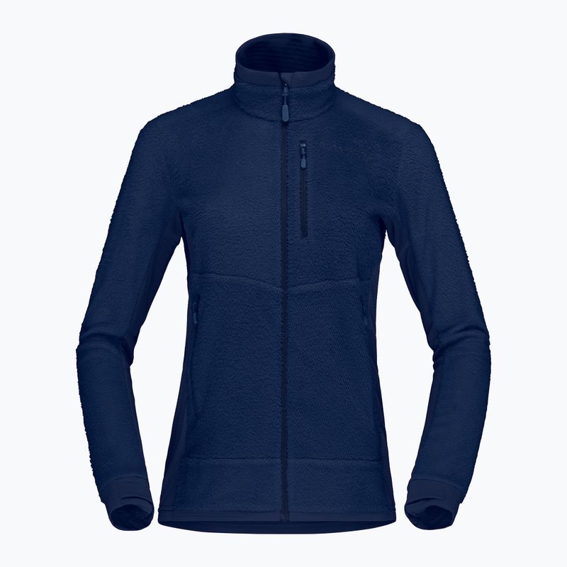 Női polár pulóver NORRONA Falketind Warm1 Active indigo night 5