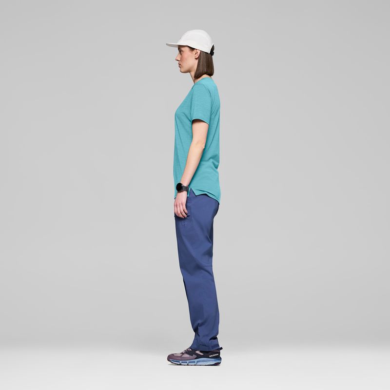 Női póló NORRONA Femund Equaliser Merino brittany blue 4