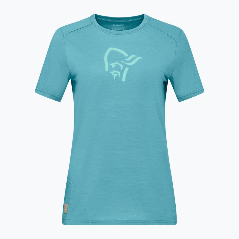 Női póló NORRONA Femund Equaliser Merino brittany blue 5