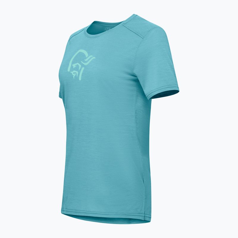Női póló NORRONA Femund Equaliser Merino brittany blue 7