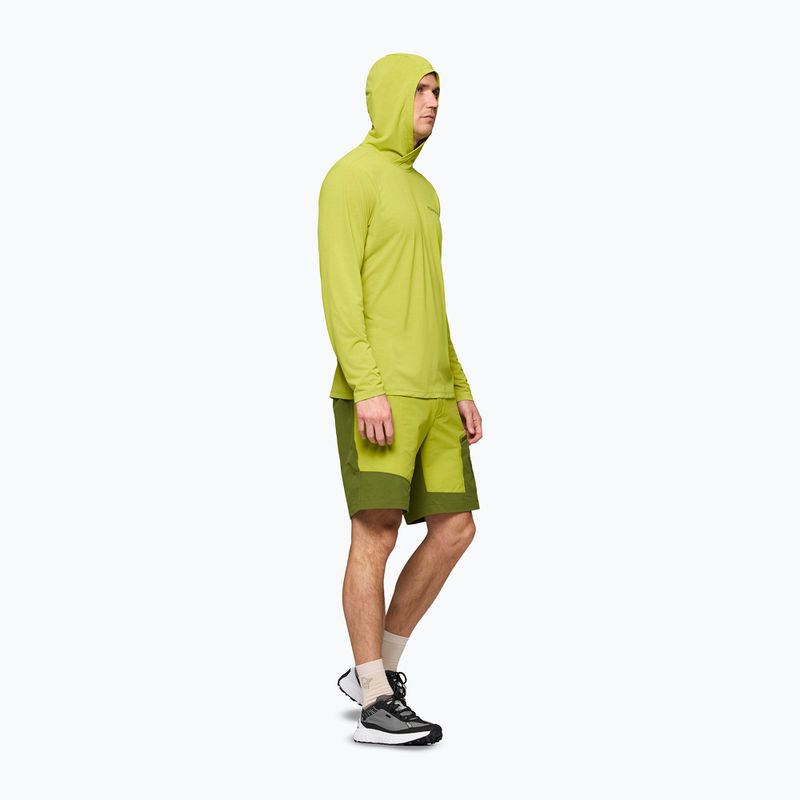 Férfi trekking pulóver NORRONA Femund Tech Hood golden lime 4