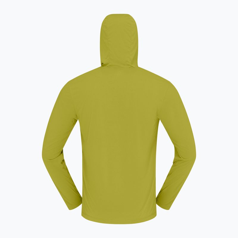 Férfi trekking pulóver NORRONA Femund Tech Hood golden lime 7