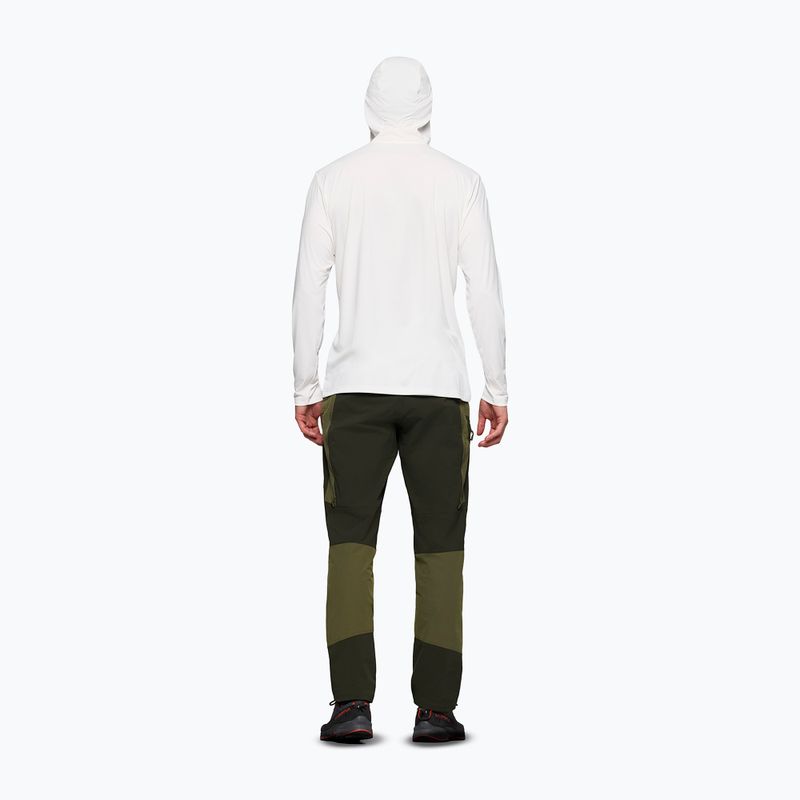 Férfi trekking pulóver NORRONA Femund Tech Hood snow white 3