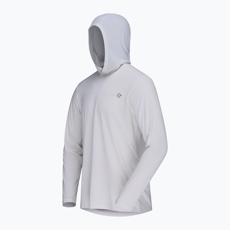 Férfi trekking pulóver NORRONA Femund Tech Hood snow white 8